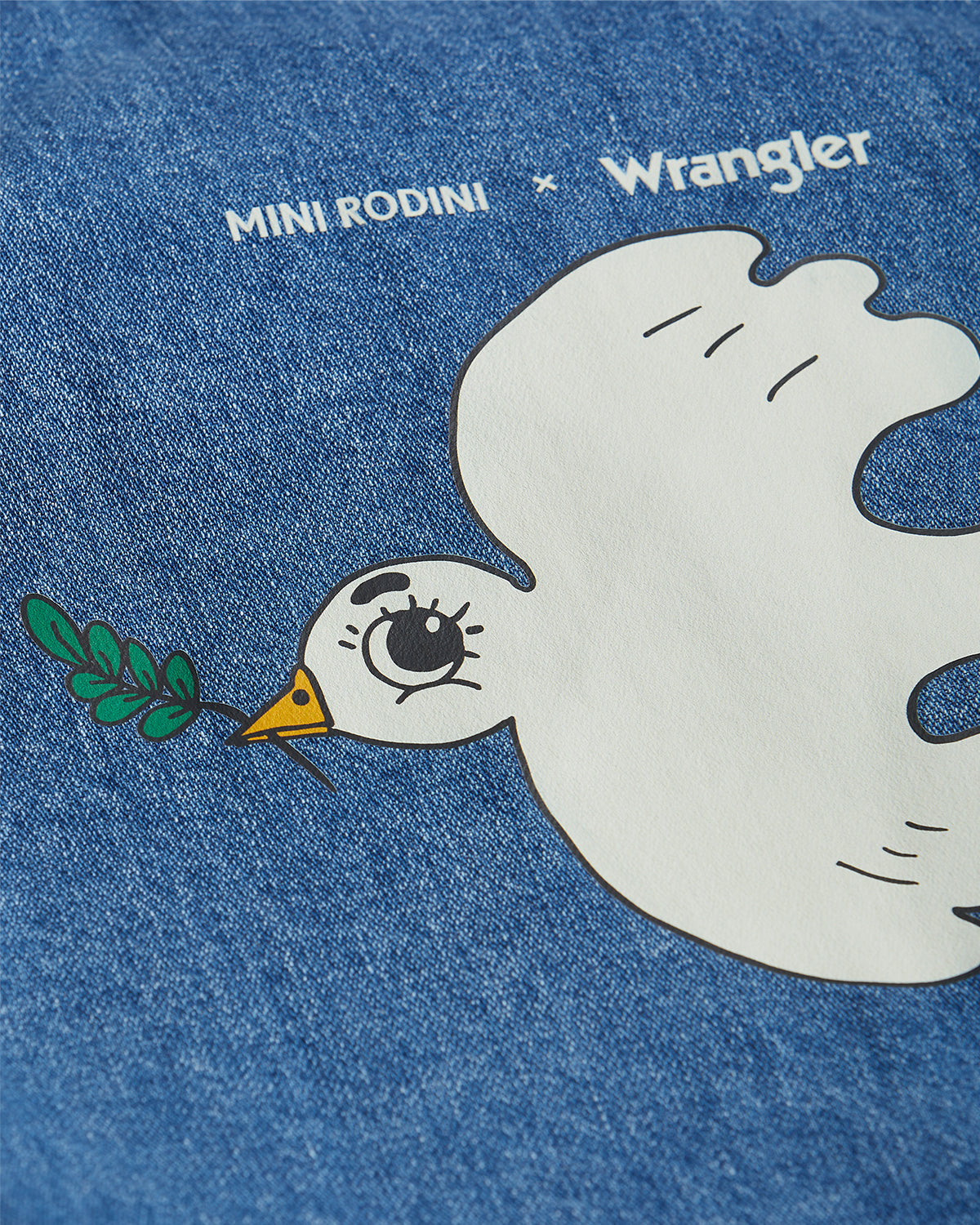 Peace dove denim vest