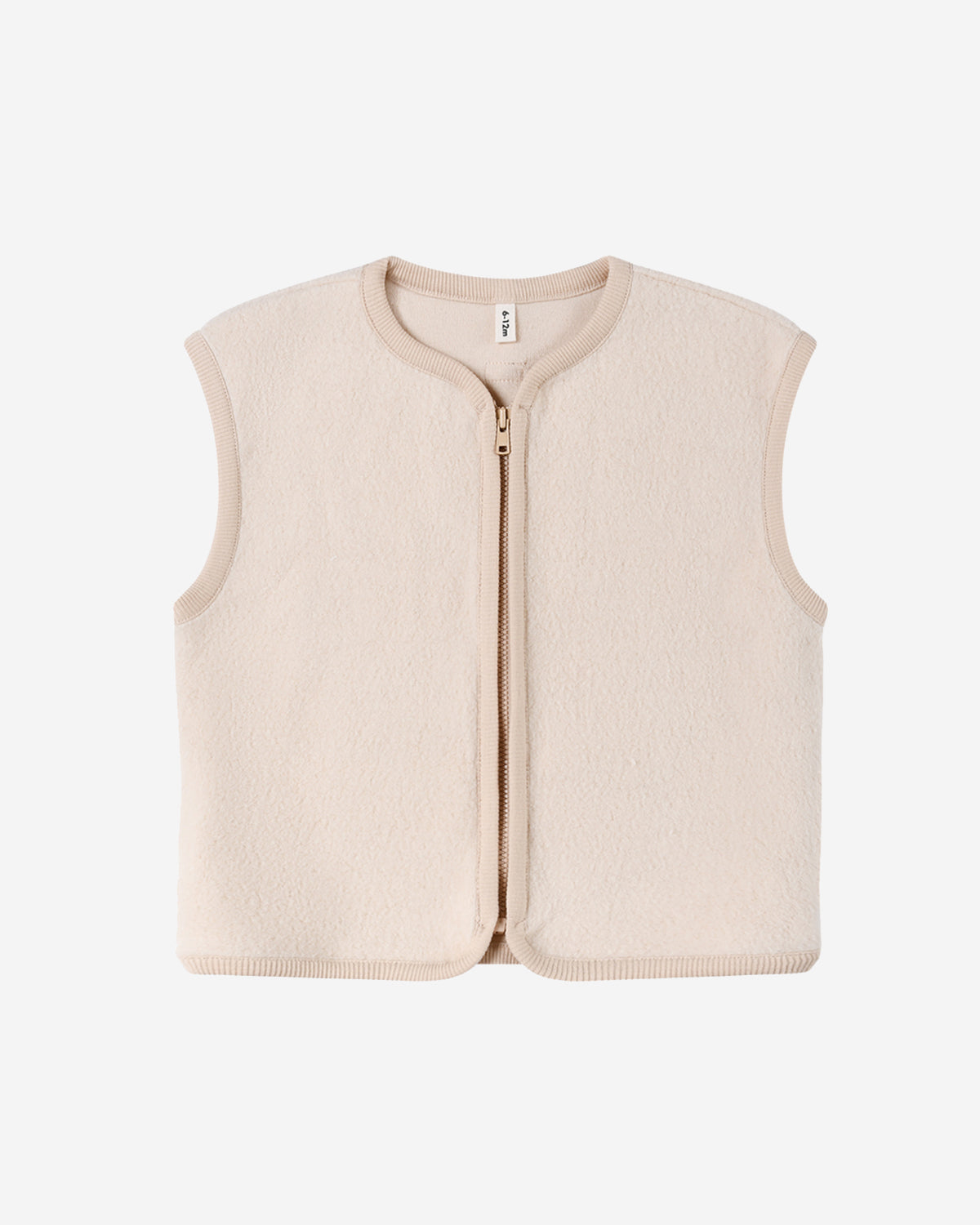 ALMOND FLEECE VEST