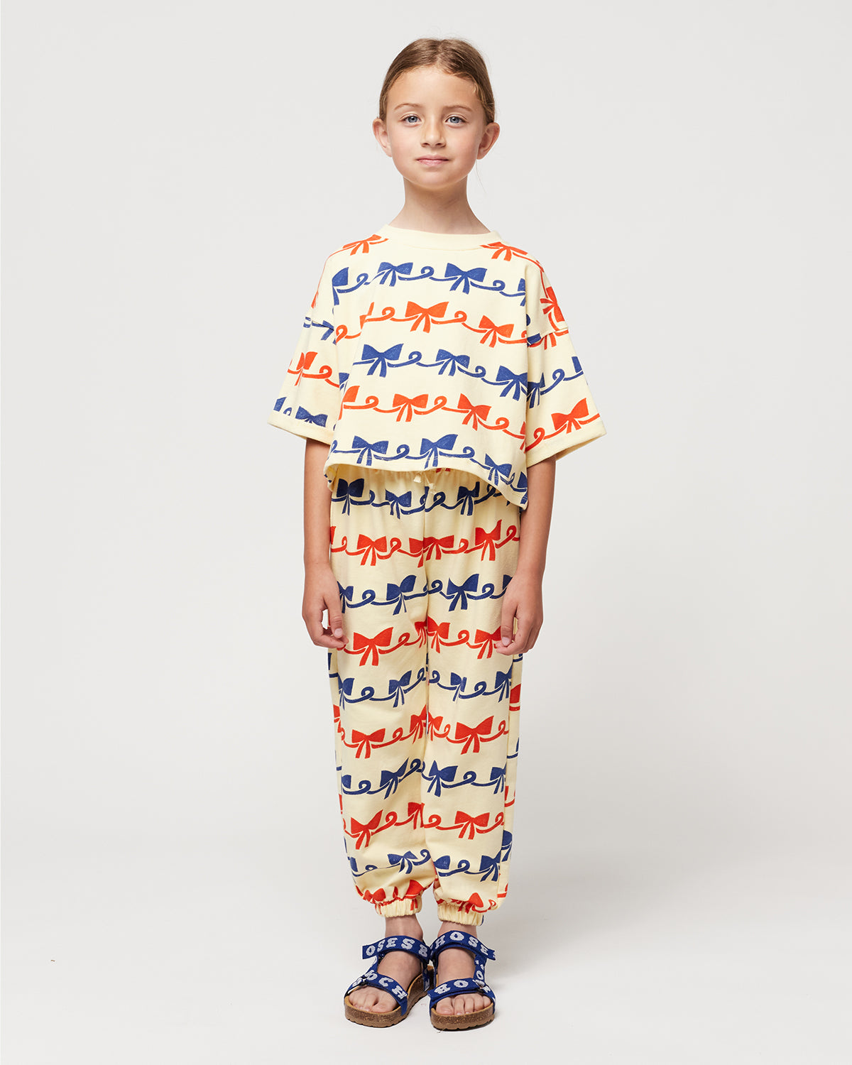 RIBBON BOW ALL OVER JOGGING PANTS