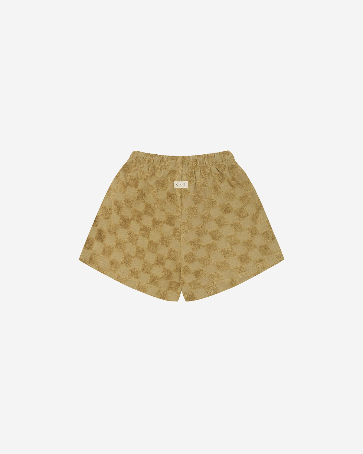 DUSKY CHECKBOARD TERRY ROPE SHORTS