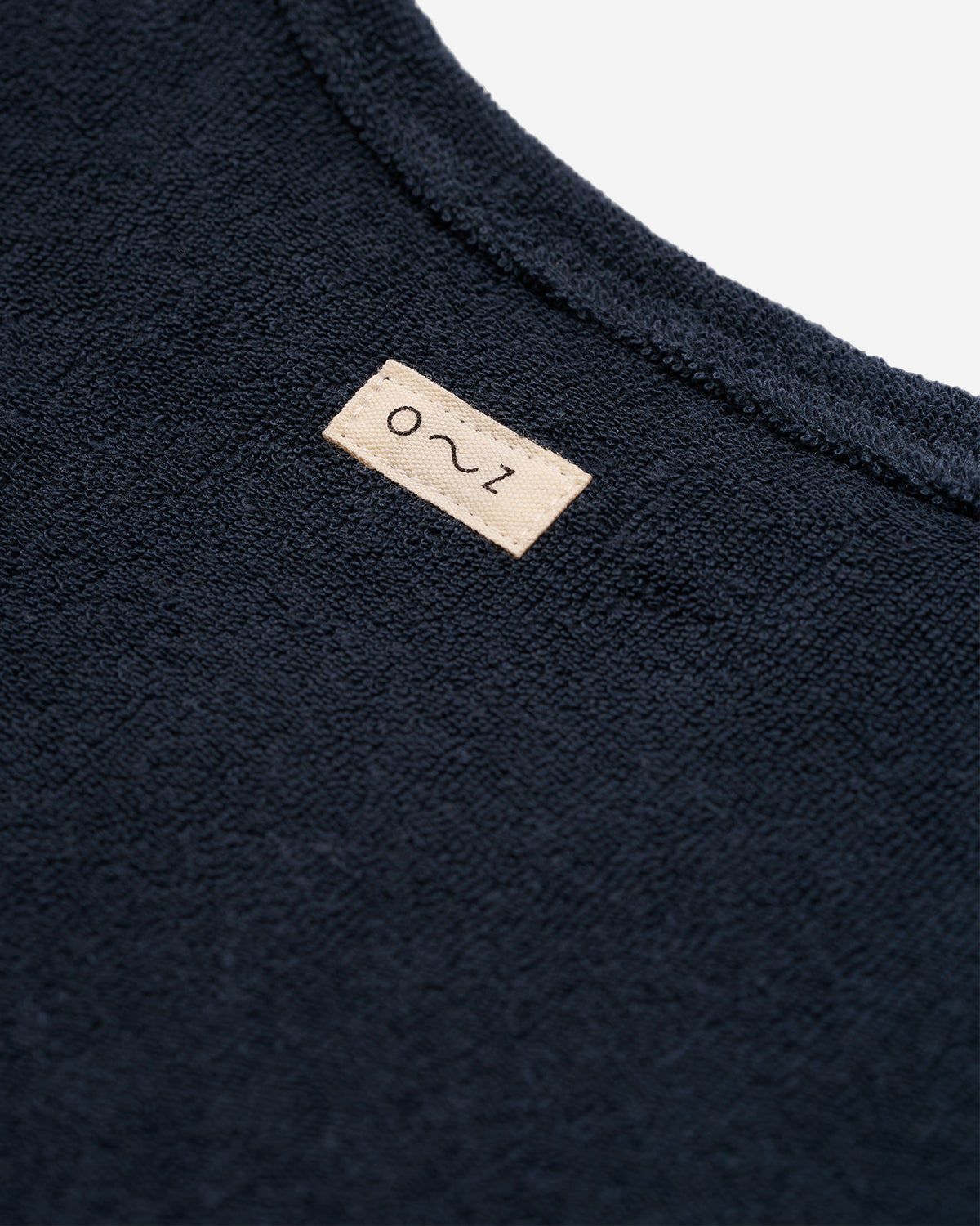 NAVY TERRY BOXY T-SHIRT