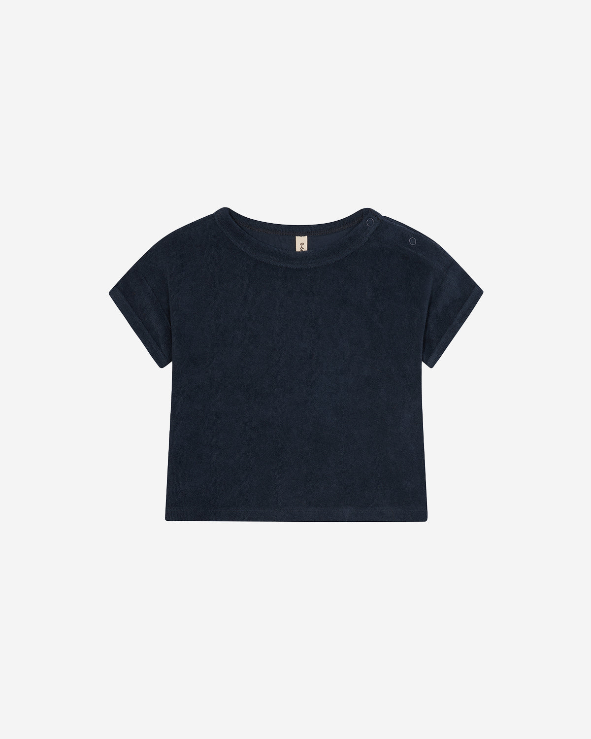 NAVY TERRY BOXY T-SHIRT