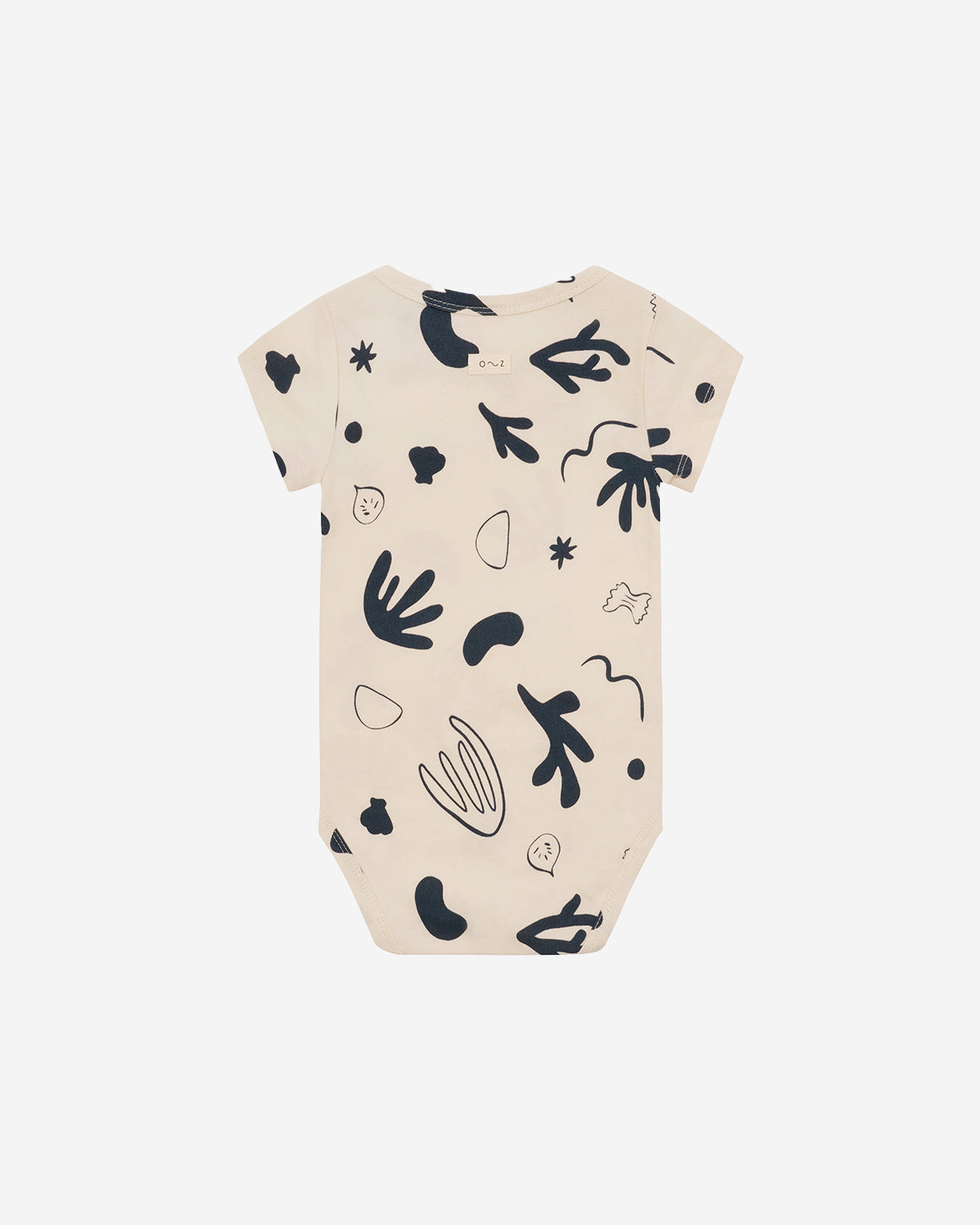 CAPRI SHORT SLEEVE BODYSUIT UNDYED COTTON