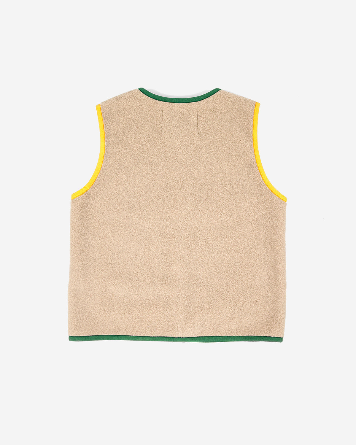 Color Block polar fleece vest