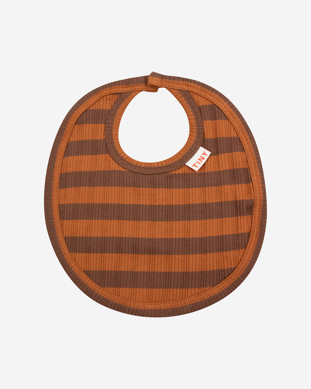 STRIPES BIB - BROWN/DARK BROWN