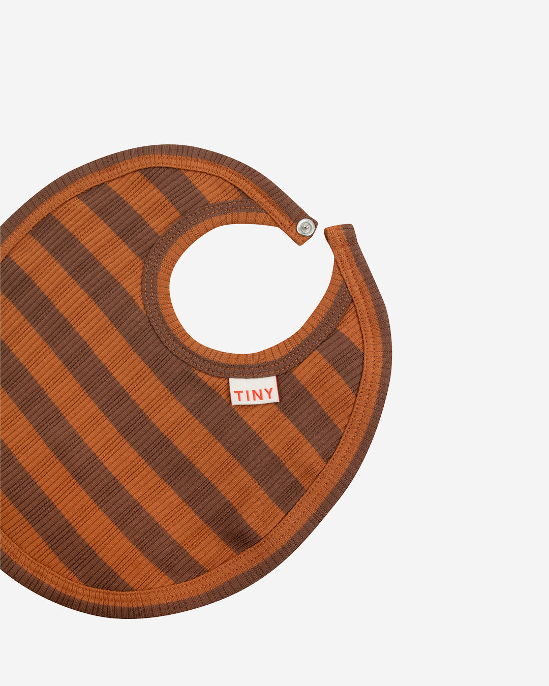 STRIPES BIB - BROWN/DARK BROWN