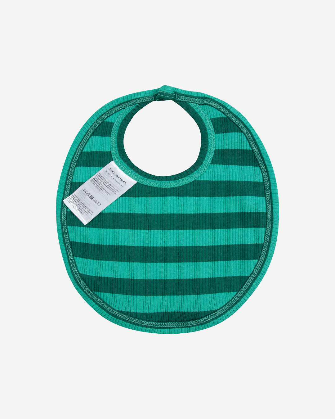STRIPES BIB - EMERALD/DARK GREEN