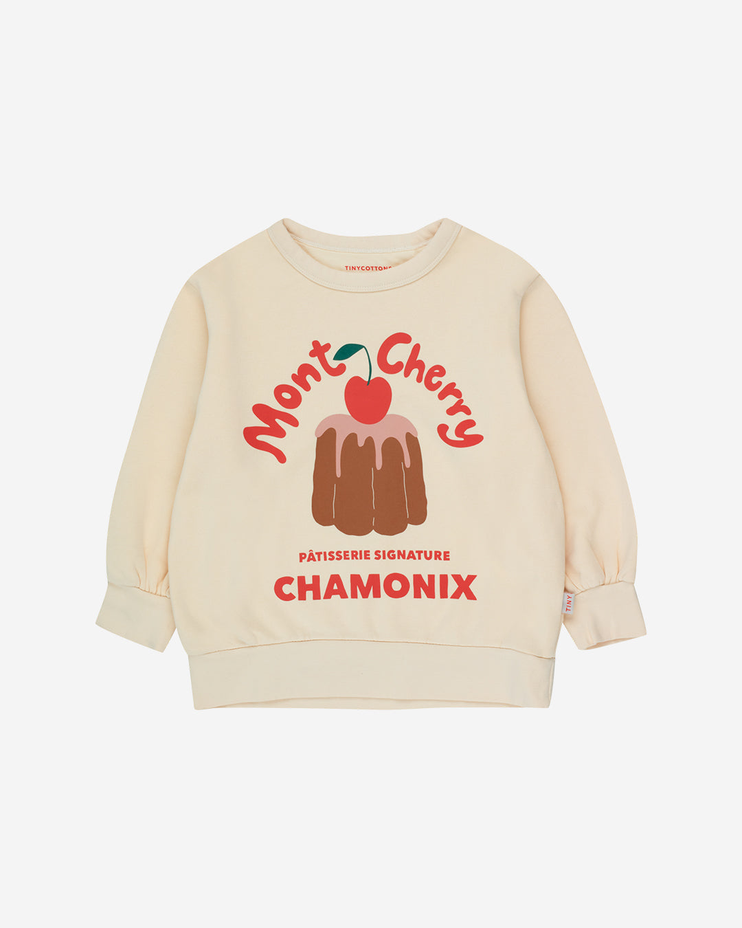 MONT CHERRY SWEATSHIRT - LIGHT CREAM