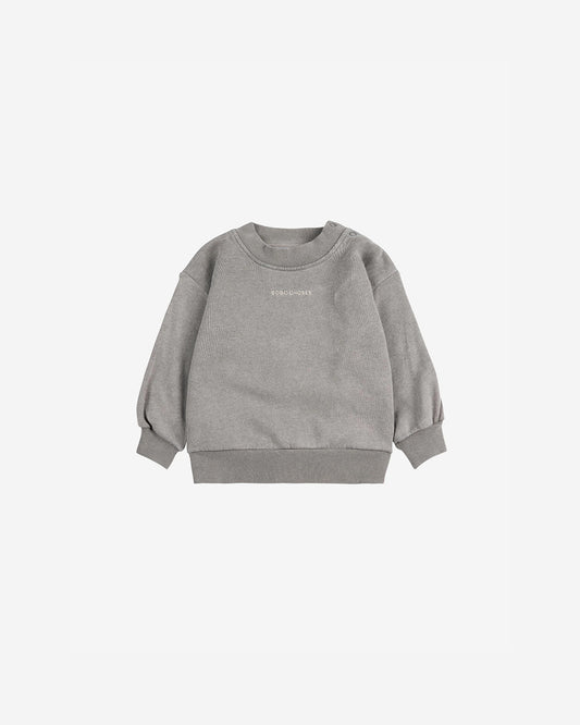 BABY POMA GREY SWEATSHIRT