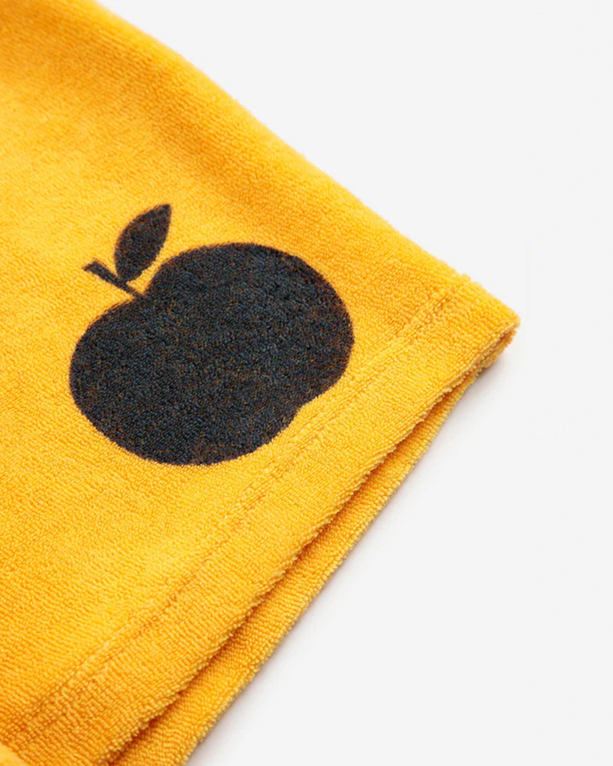 BABY POMA YELLOW TERRY SHORTS