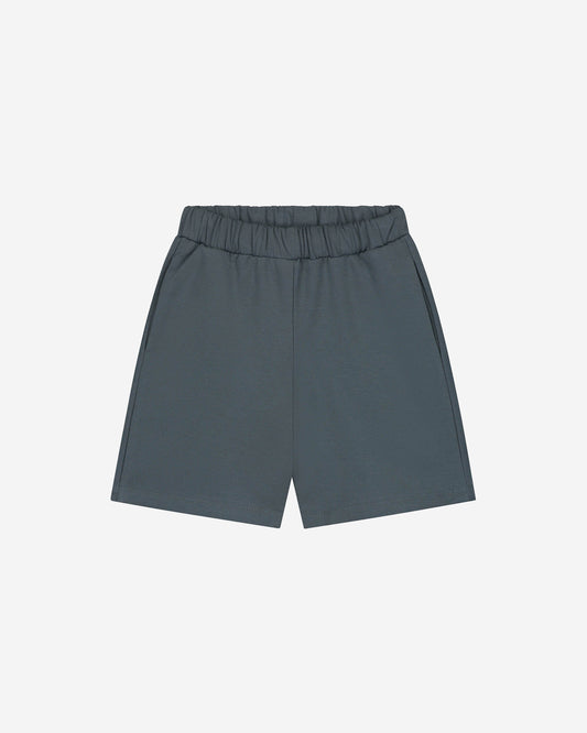 LONG SHORTS GOTS - BLUE GREY