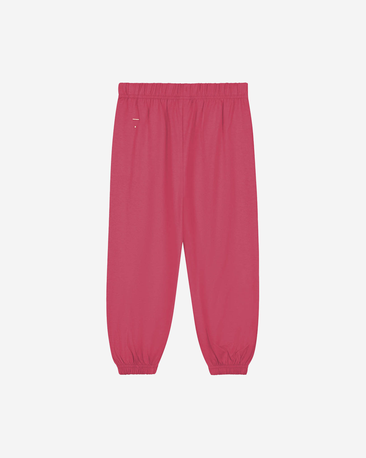 PULL-ON JERSEY TROUSERS GOTS - CHERRY