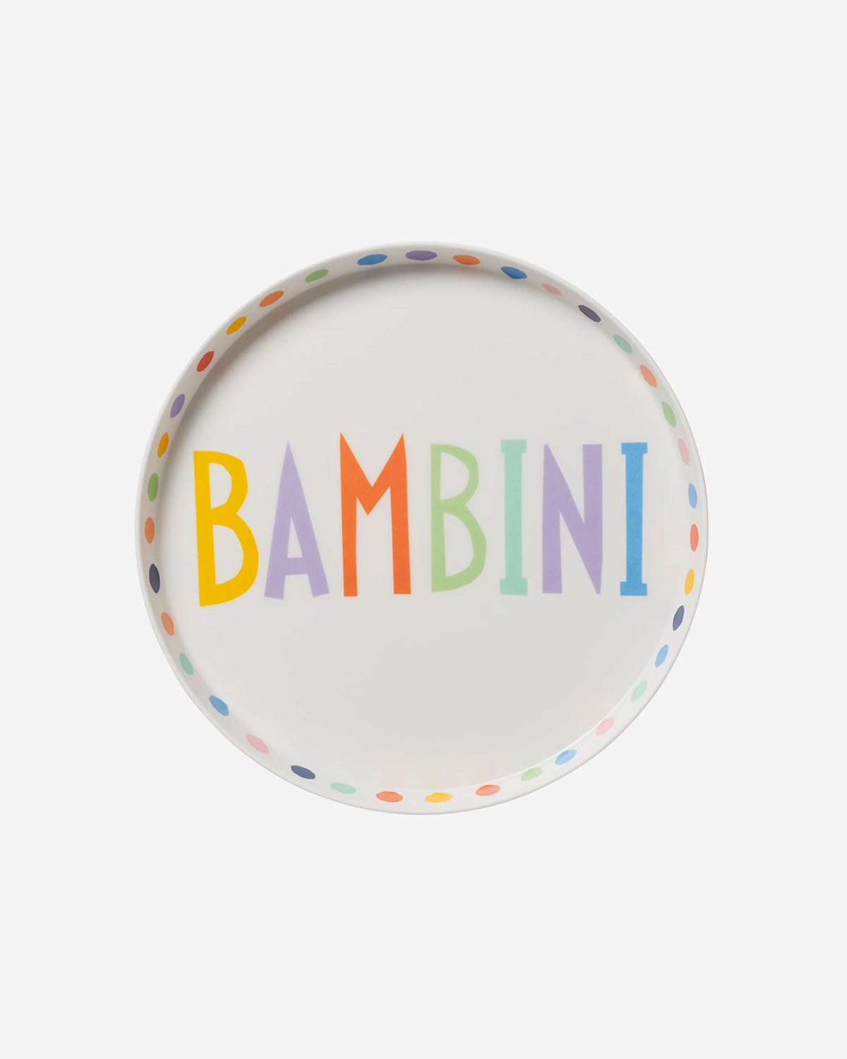 BAMBINI ITALIAN KIDS PLATE AND SERVING BOWL SET