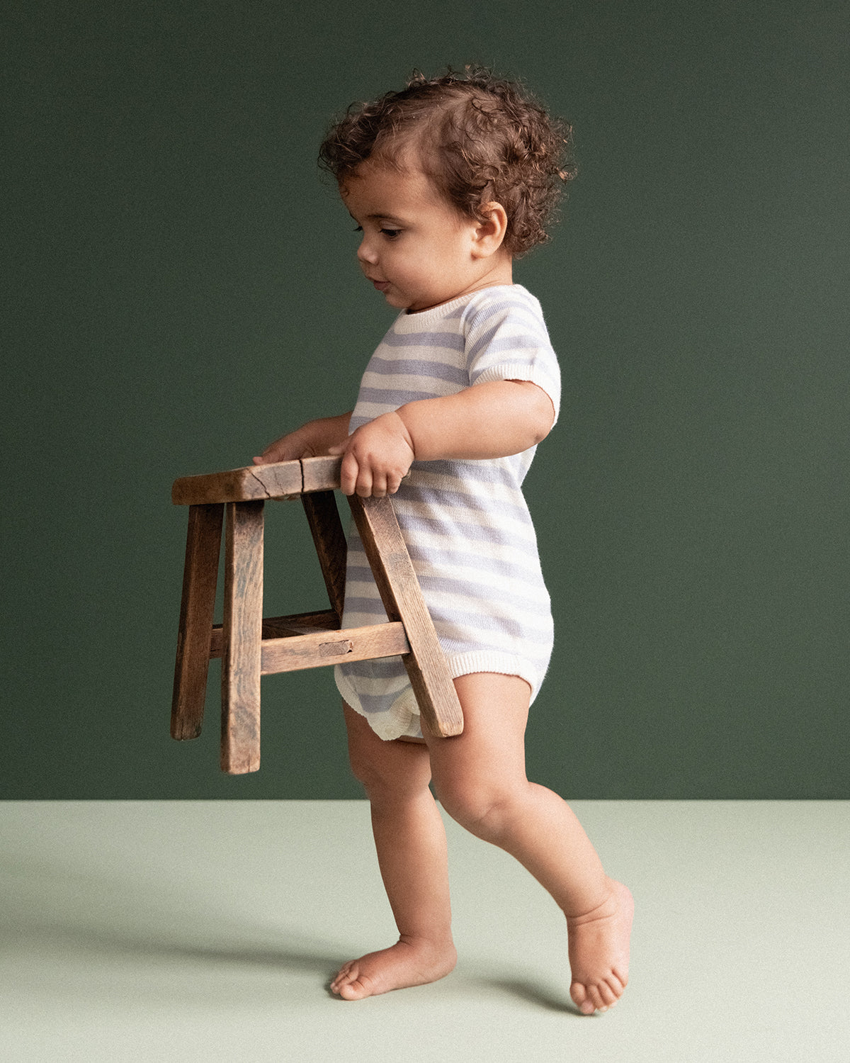 REN BODYSUIT - ZEN BLUE SEA STRIPE