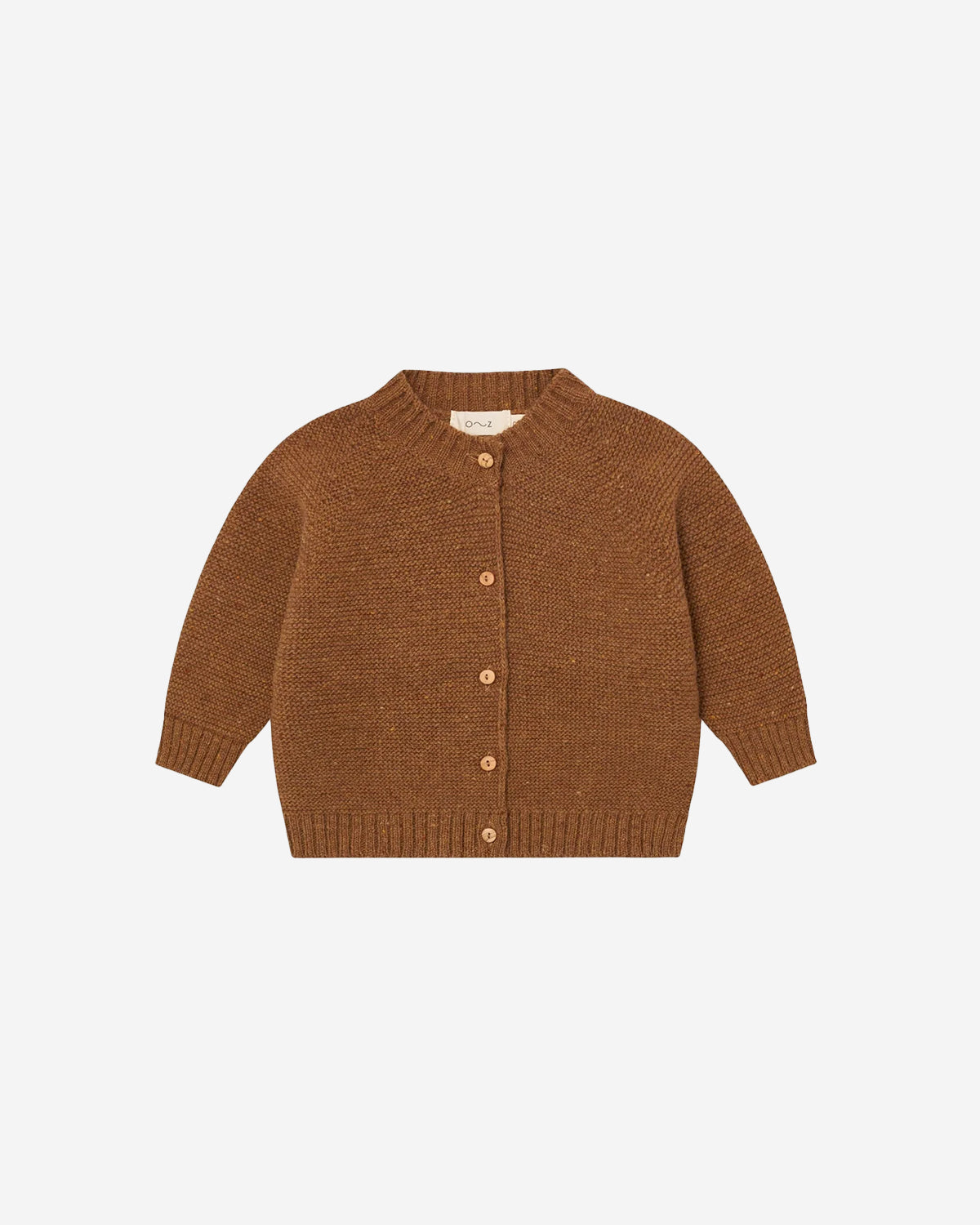 CHESTNUT WOOL CARDIGAN