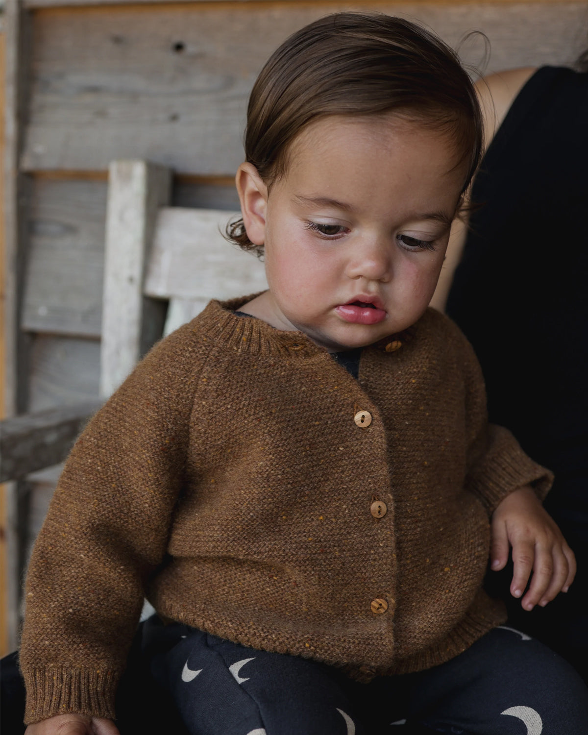 CHESTNUT WOOL CARDIGAN