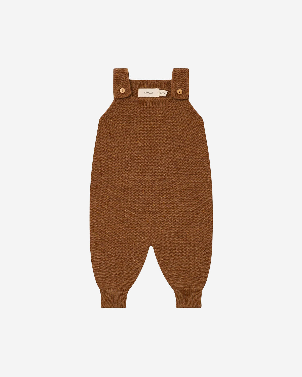 CHESTNUT WOOL SALOPETTE