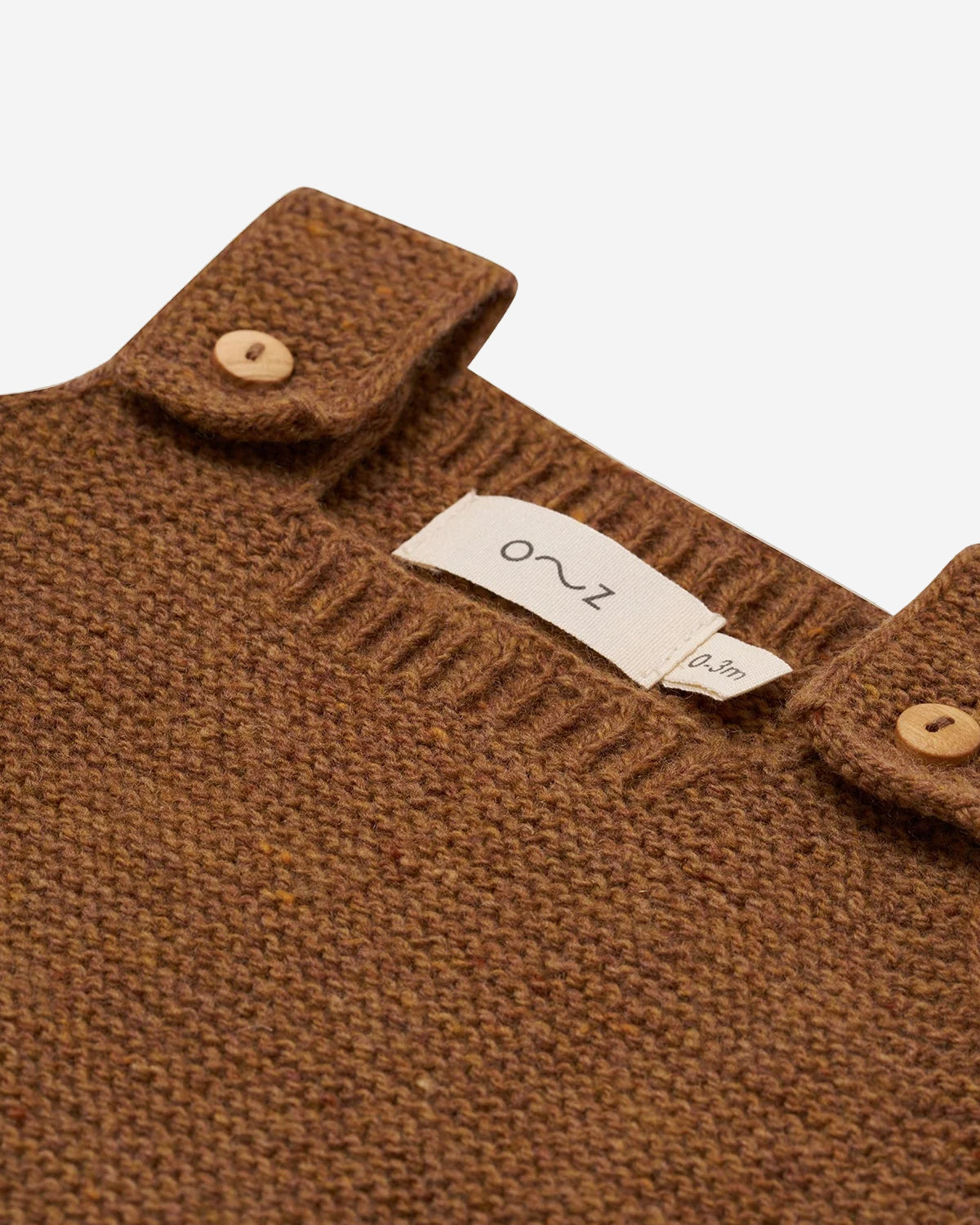 CHESTNUT WOOL SALOPETTE