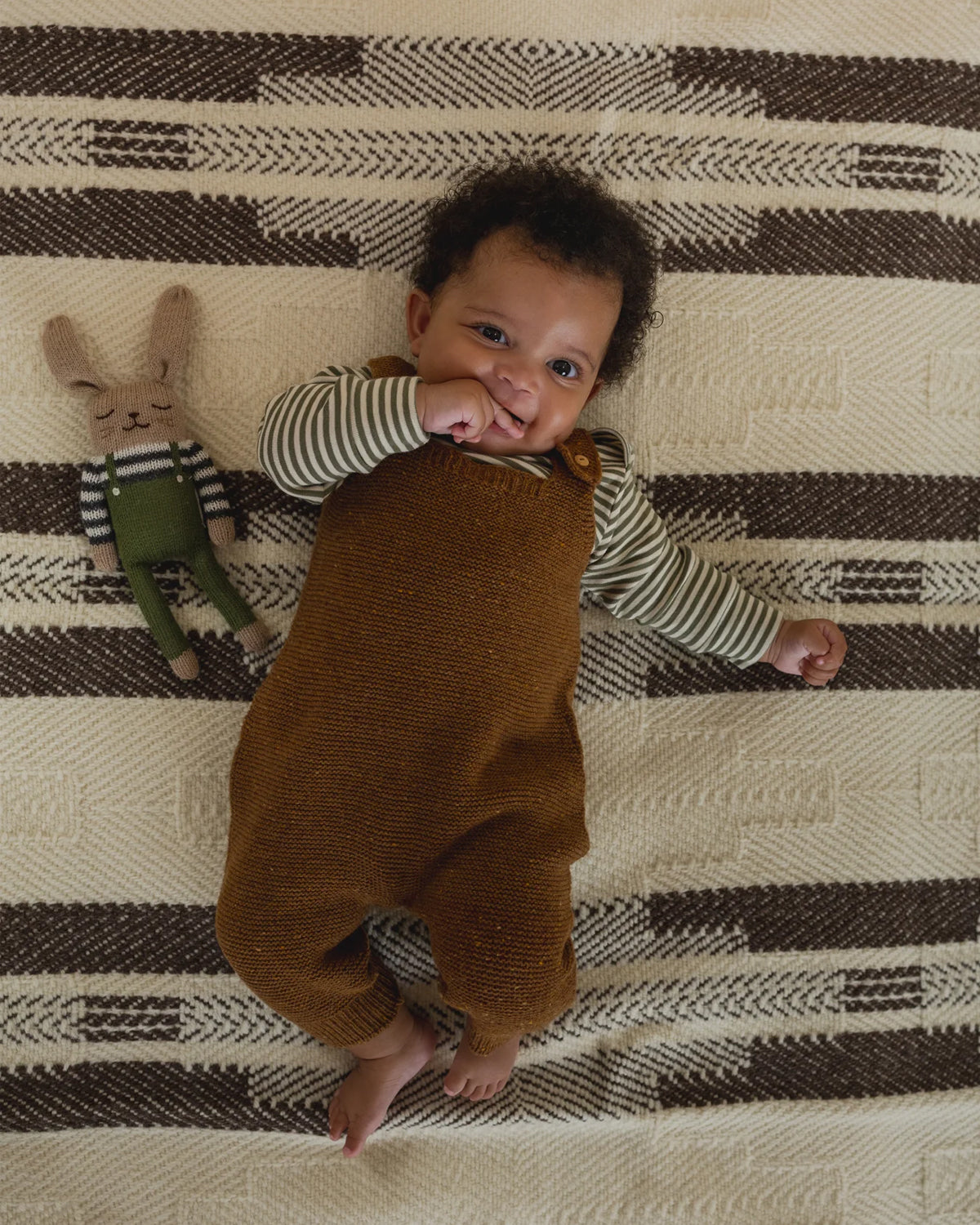 CHESTNUT WOOL SALOPETTE