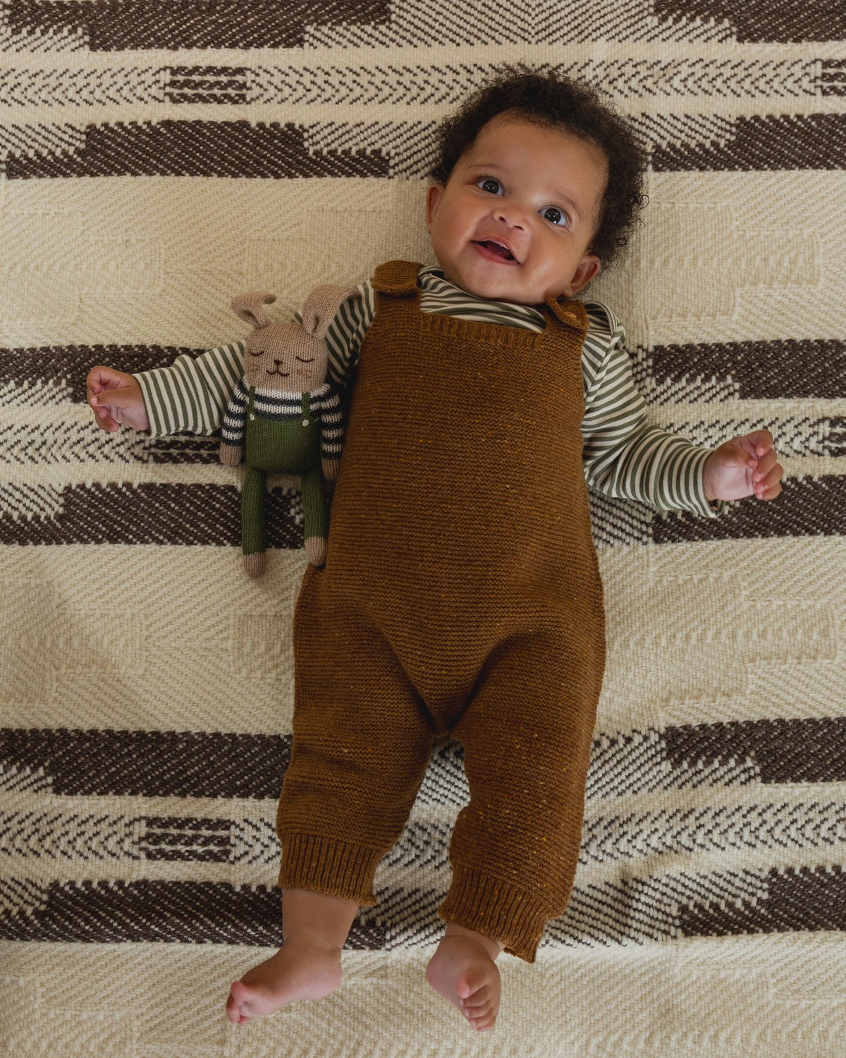 CHESTNUT WOOL SALOPETTE