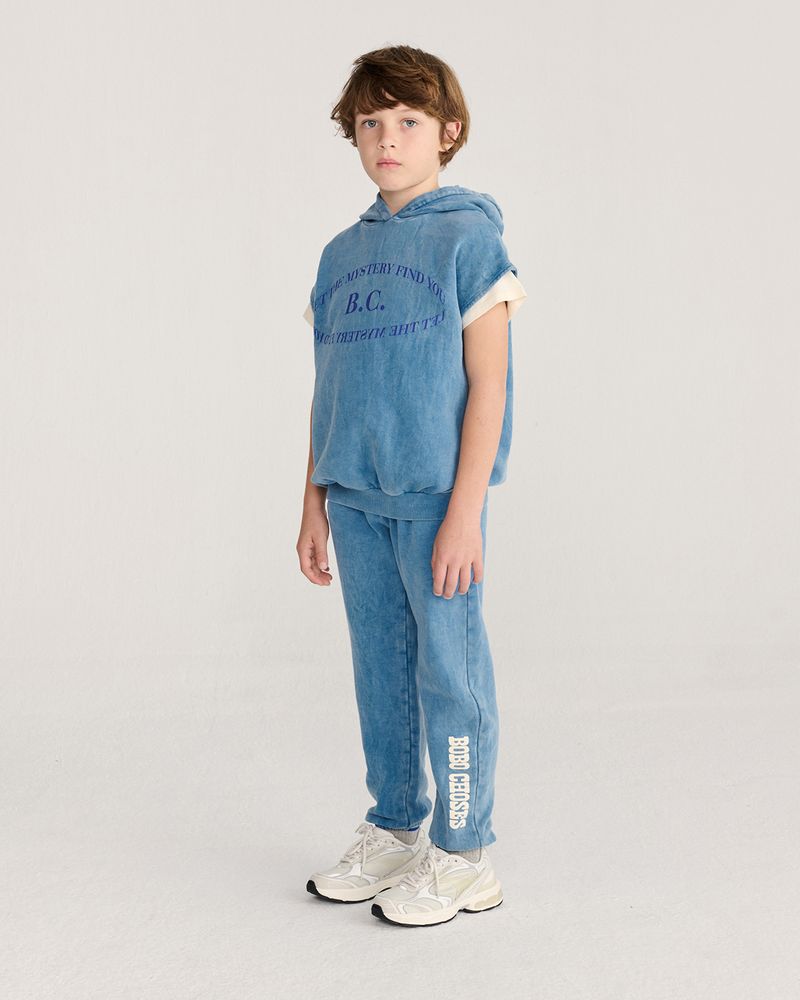 BOBO CHOSES POP JOGGING PANTS-LIGHT BLUE