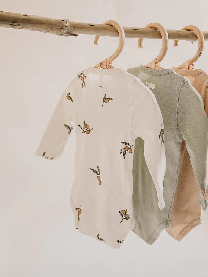 OLIVE GARDEN WRAP BODYSUIT