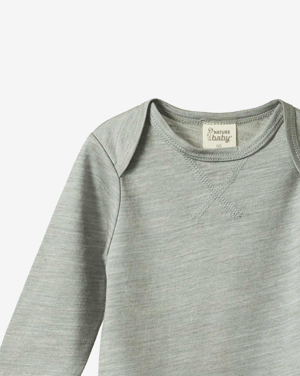 MERINO ESSENTIAL TEE - GREY MARL