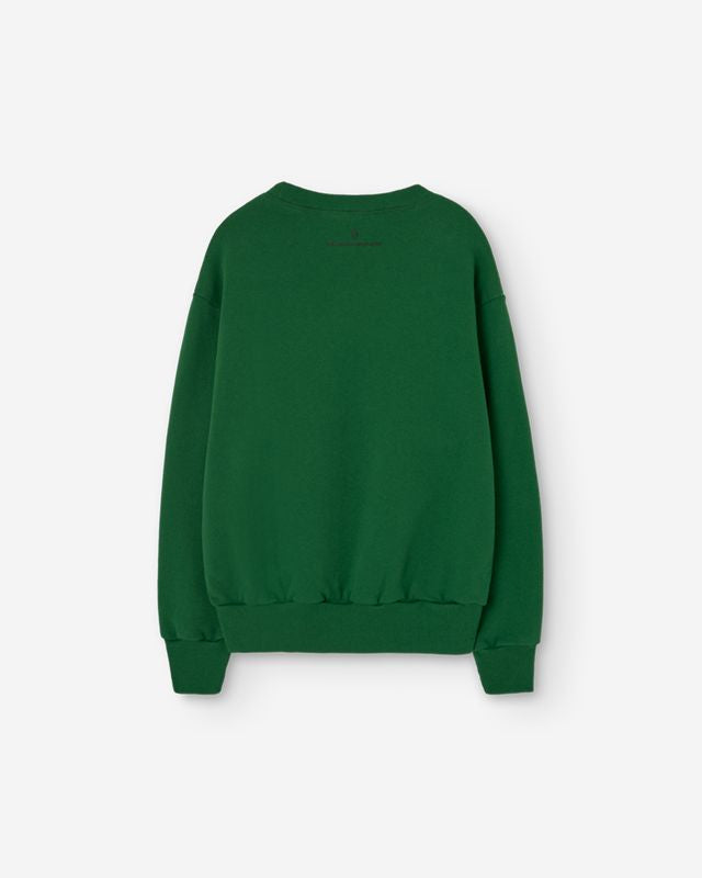 DARK GREEN BEAR SWEATSHIRT