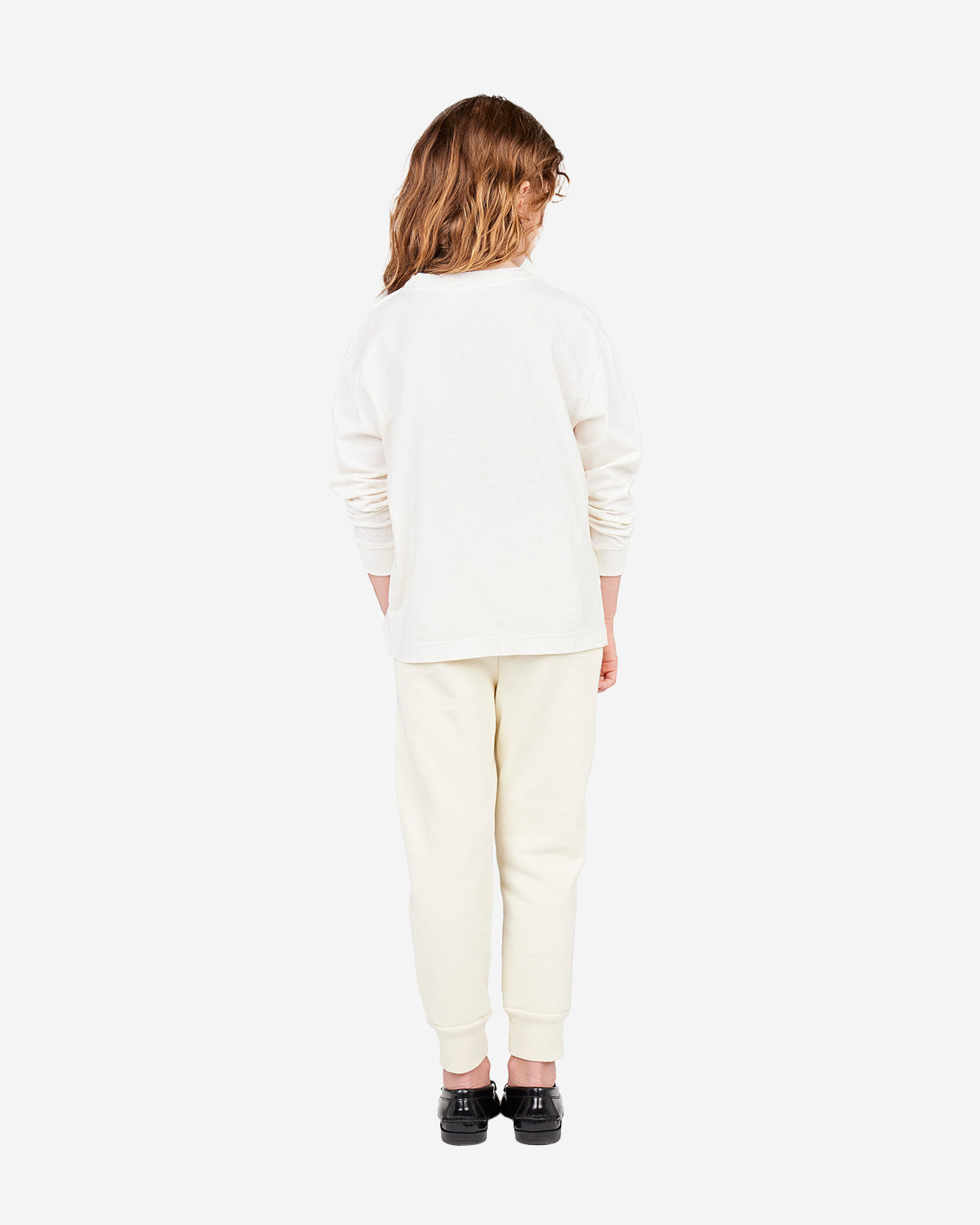 WHITE ARIES KIDS LONG SLEEVE T-SHIRT
