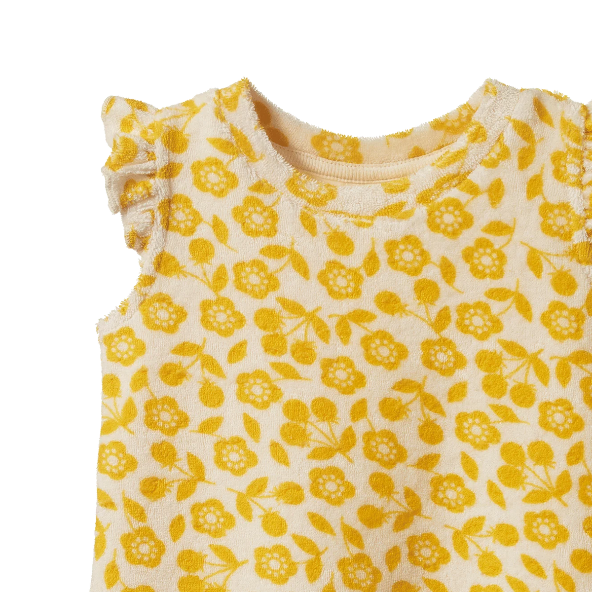 FLEUR TEE TERRY - KITCHEN GARDEN FREESIA PRINT