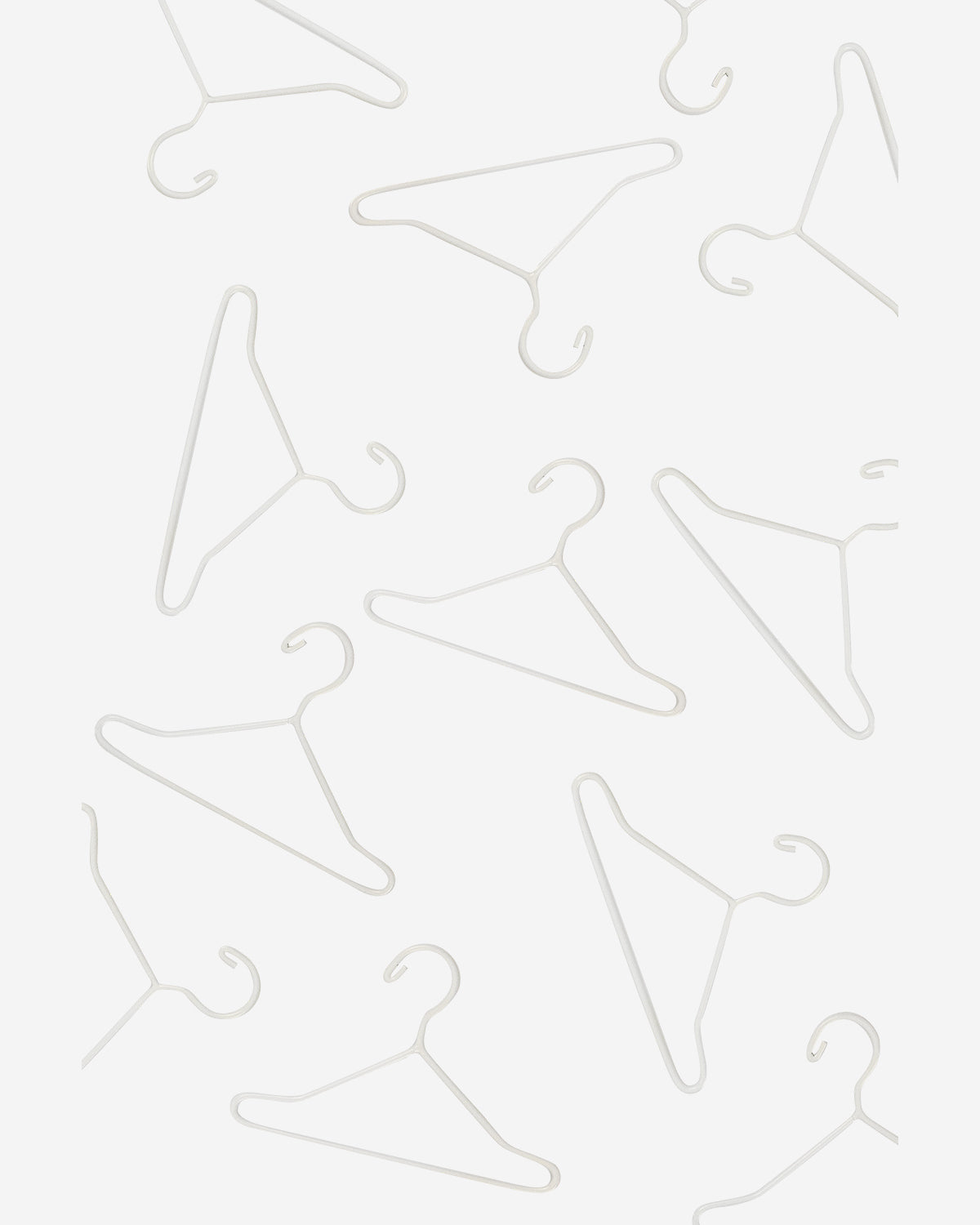 GOMMU HANGER PACK X 10 CREAM