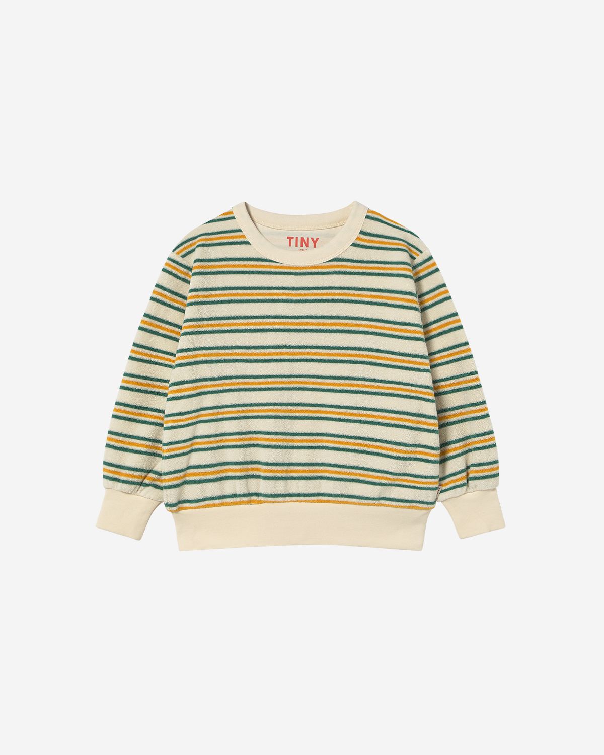 STRIPES MULTICOLOR SWEATSHIRT - LIGHT CREAM