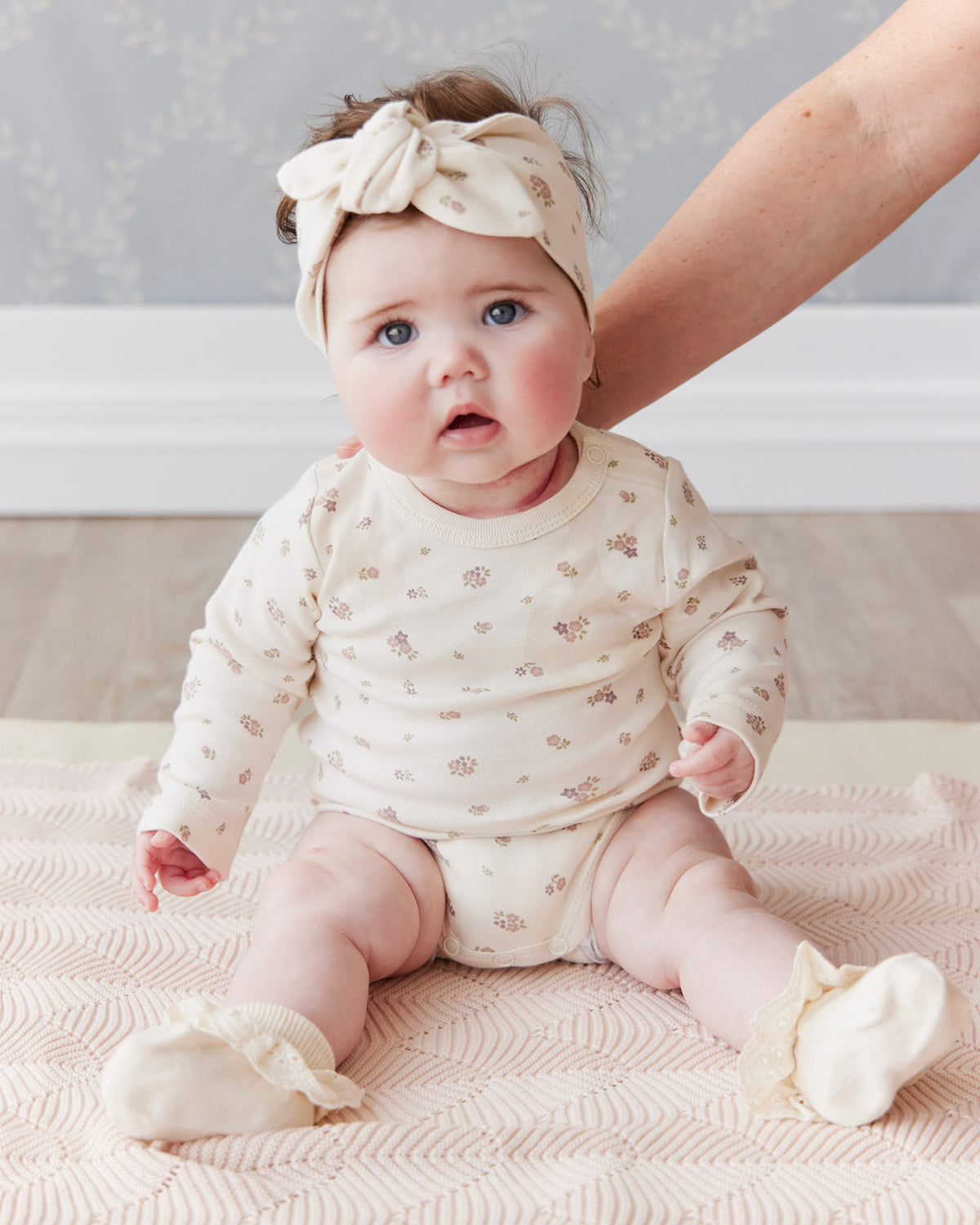ORGANIC COTTON LONG SLEEVE BODYSUIT - IRINA TOFU