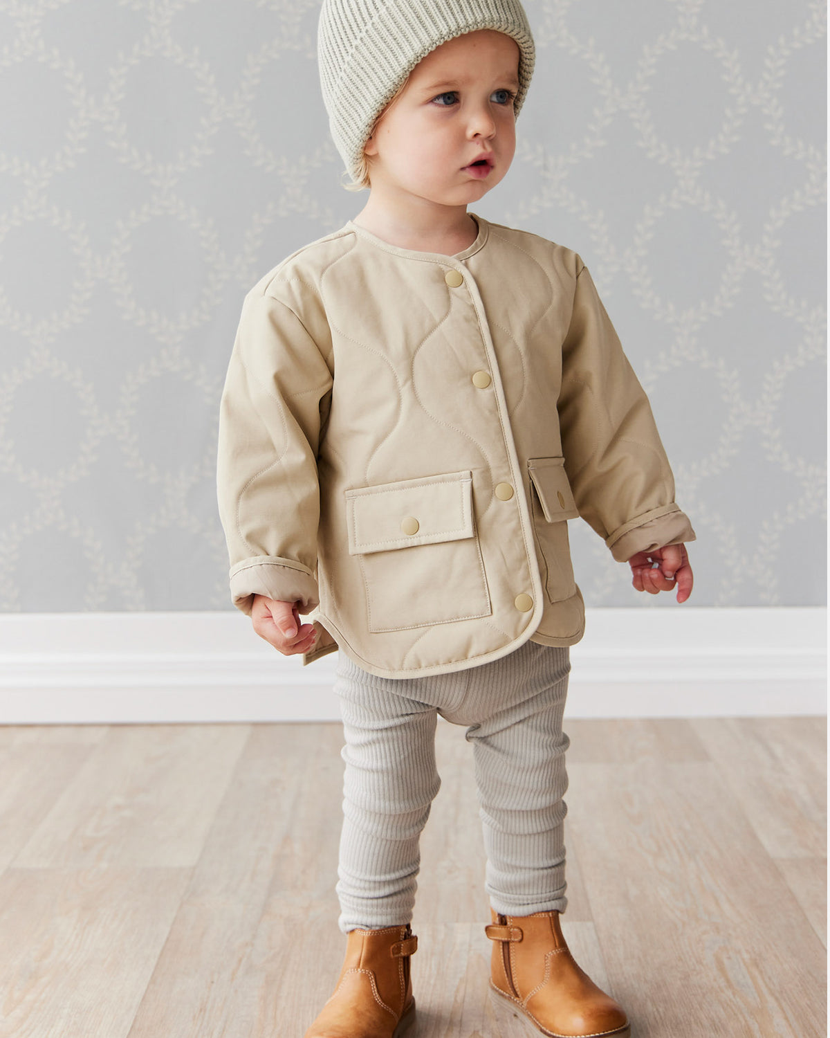 ARIE PUFFER JACKET - CASHEW