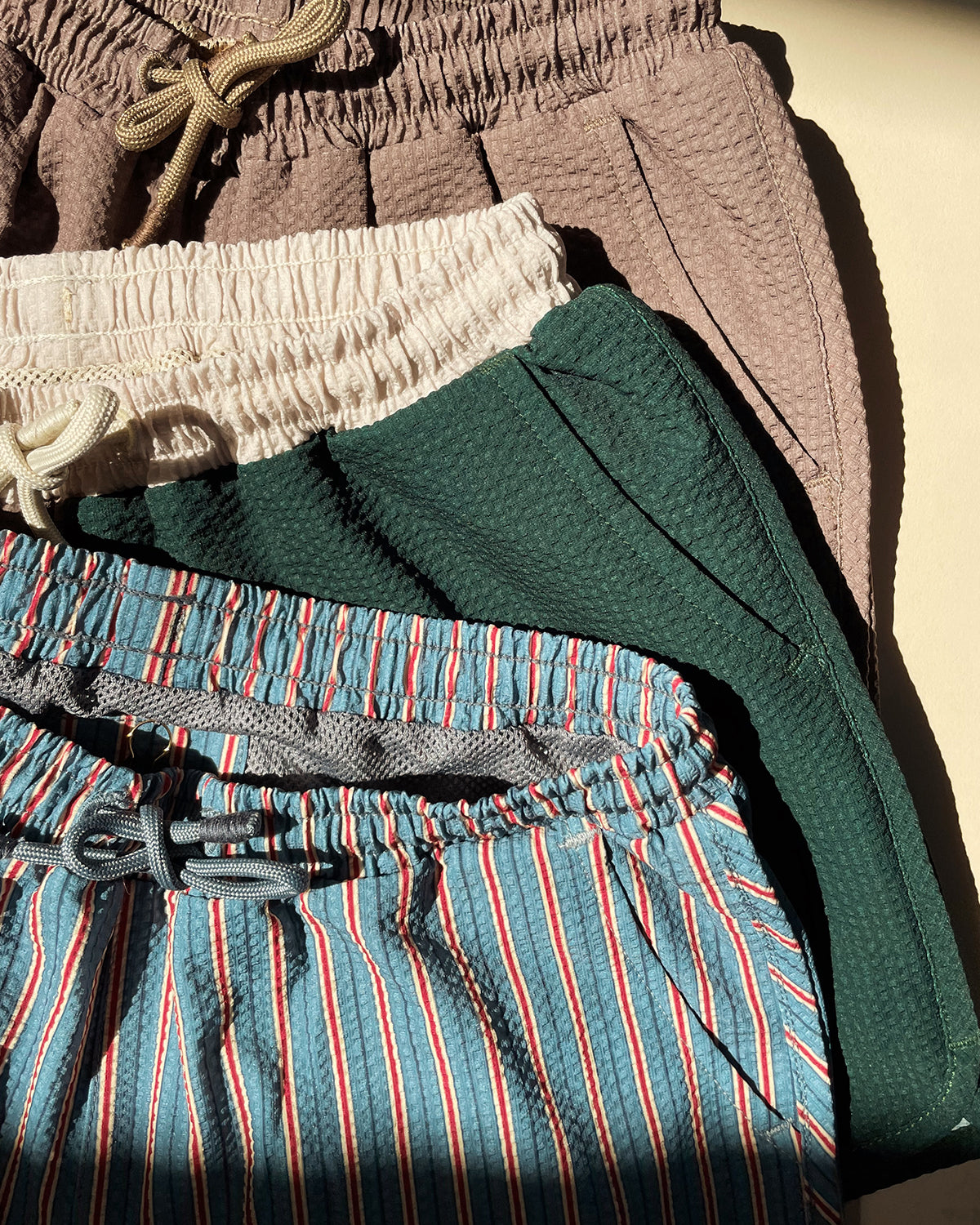 SEER ASNOU SWIMSHORTS - PINEL GROVE/SHITAKE/FRENCH OAK