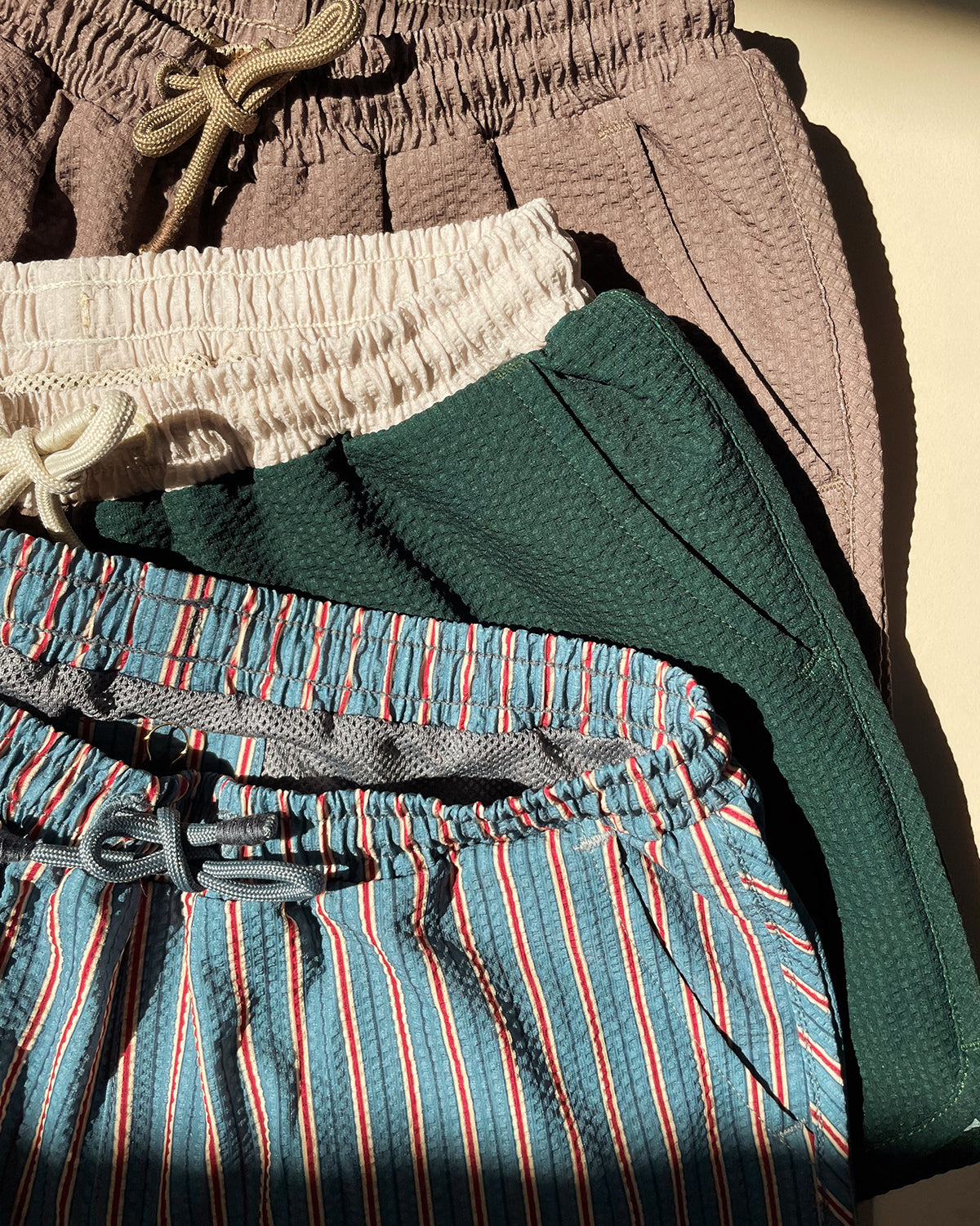 SEER ASNOU SWIMSHORTS - PINEL GROVE/SHITAKE/FRENCH OAK