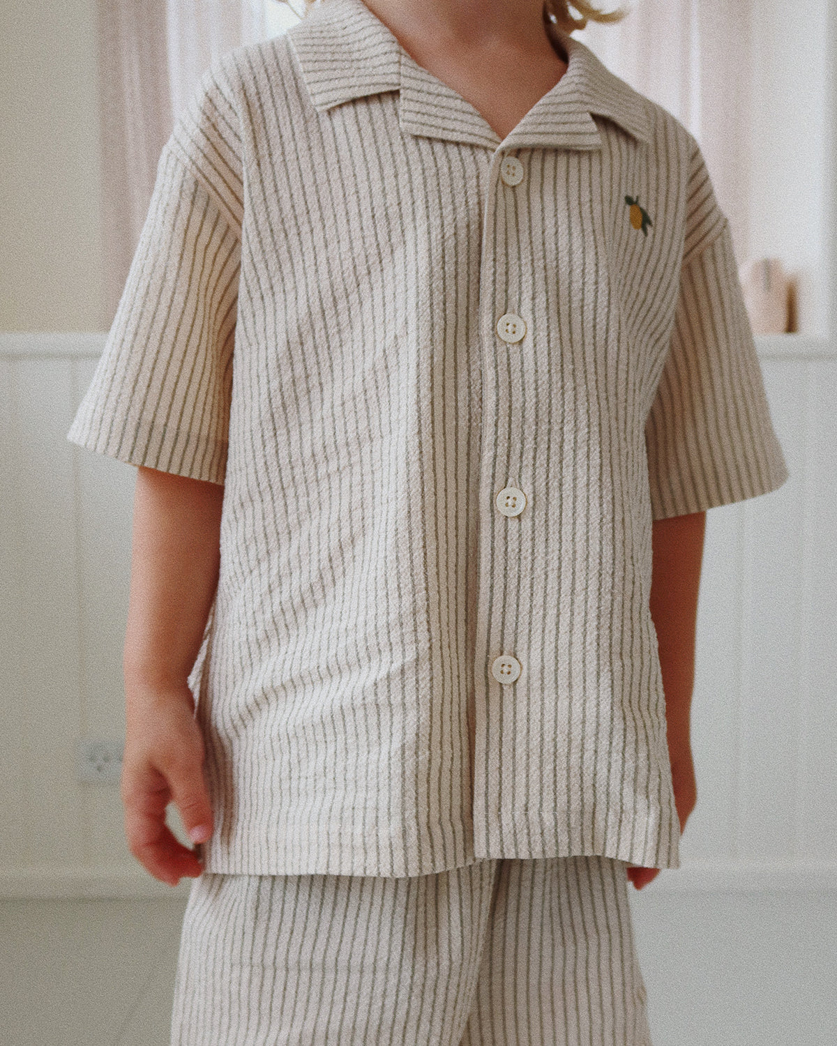 ELLIOT SS SHIRT GOTS - TEA STRIPE