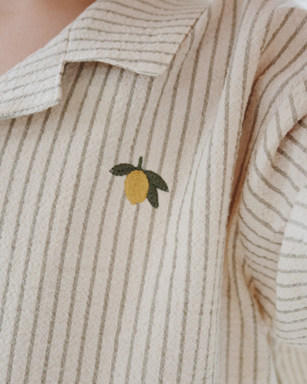ELLIOT SS SHIRT GOTS - TEA STRIPE