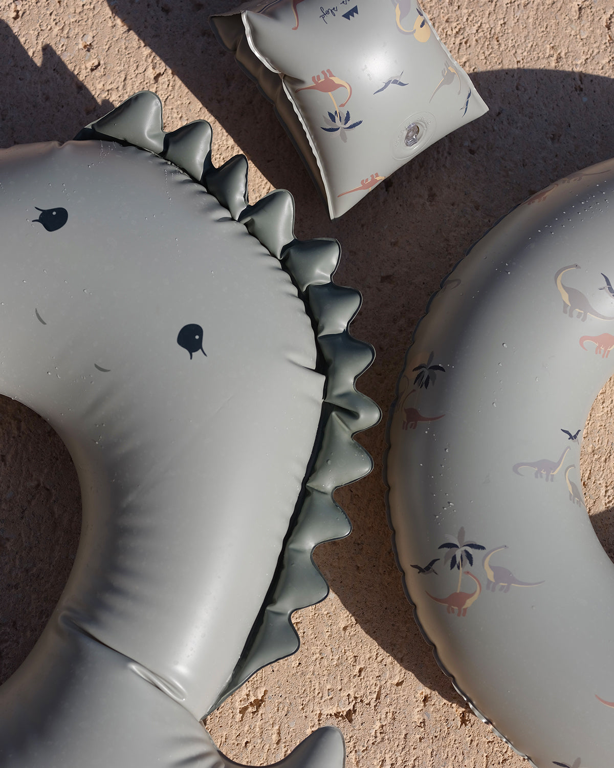 SWIM RING DINO - GREEN