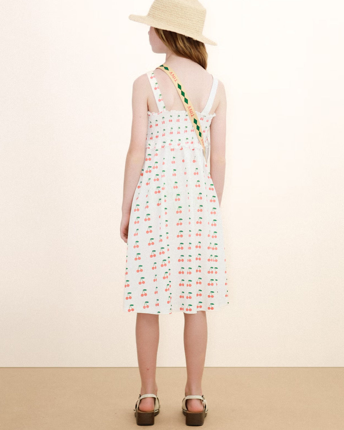 CHERRIES STRAP DRESS