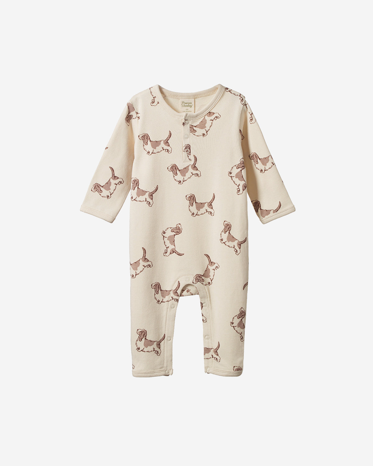 HENLEY PYJAMA SUIT - HAPPY HOUNDS SLEEPWEAR PRINT