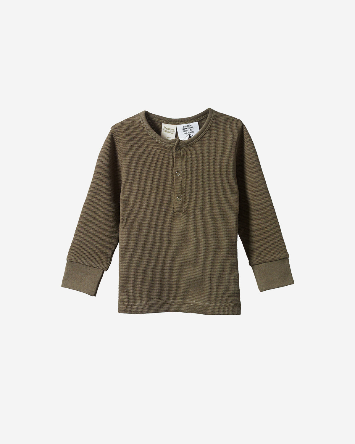 2PC LONG SLEEVE WAFFLE PYJAMAS - SEED