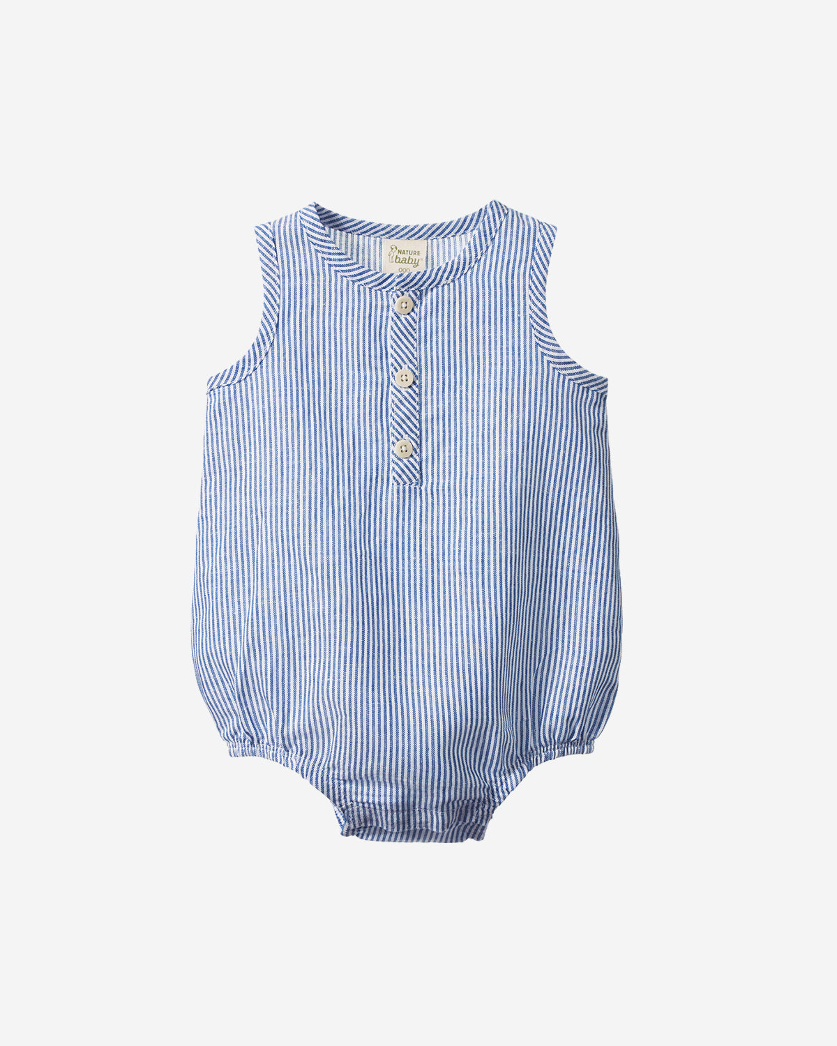 CEDAR SUIT LINEN - BLUE STRIPE