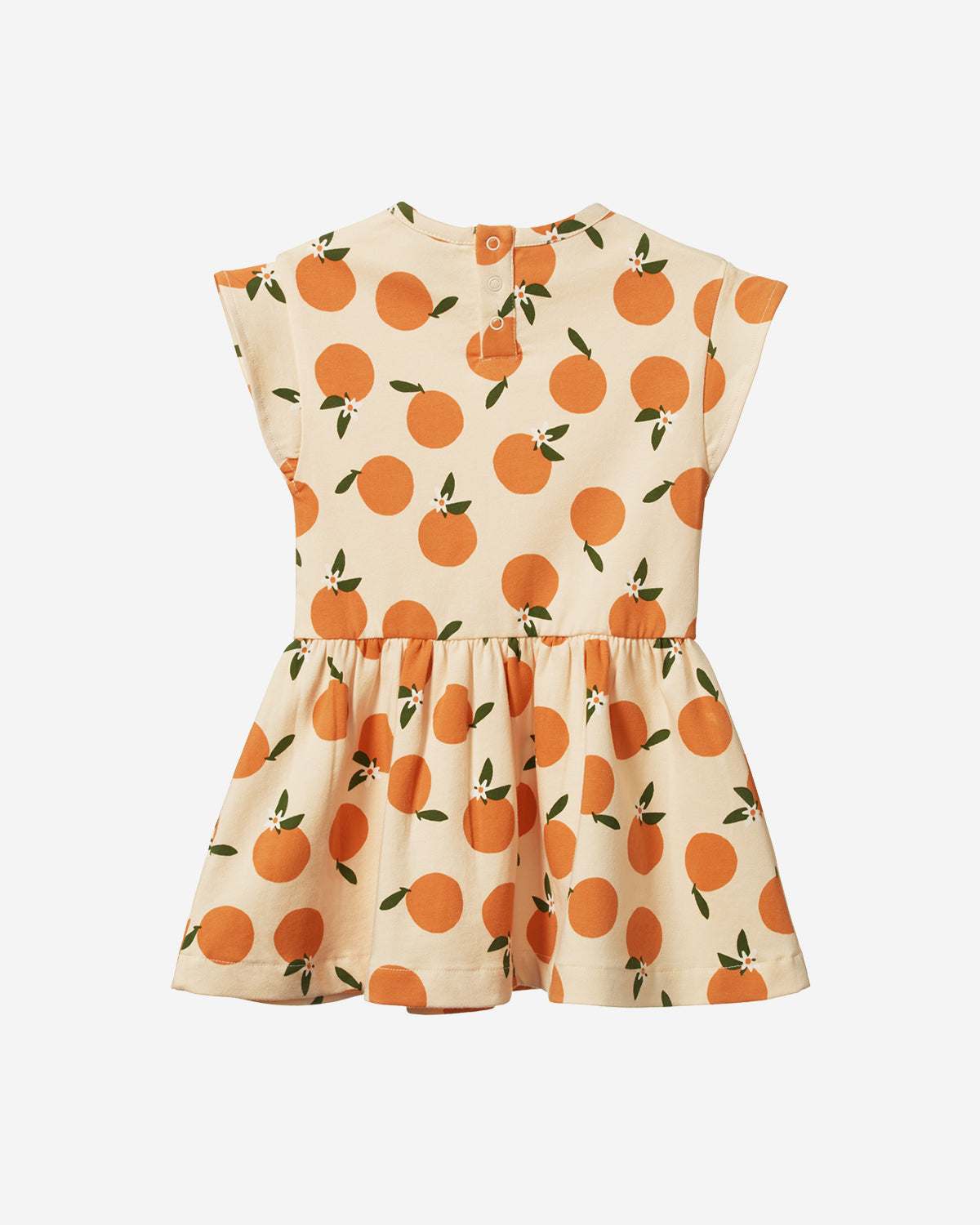 TWIRL DRESS - GRANDE ORANGE BLOSSOM PRINT