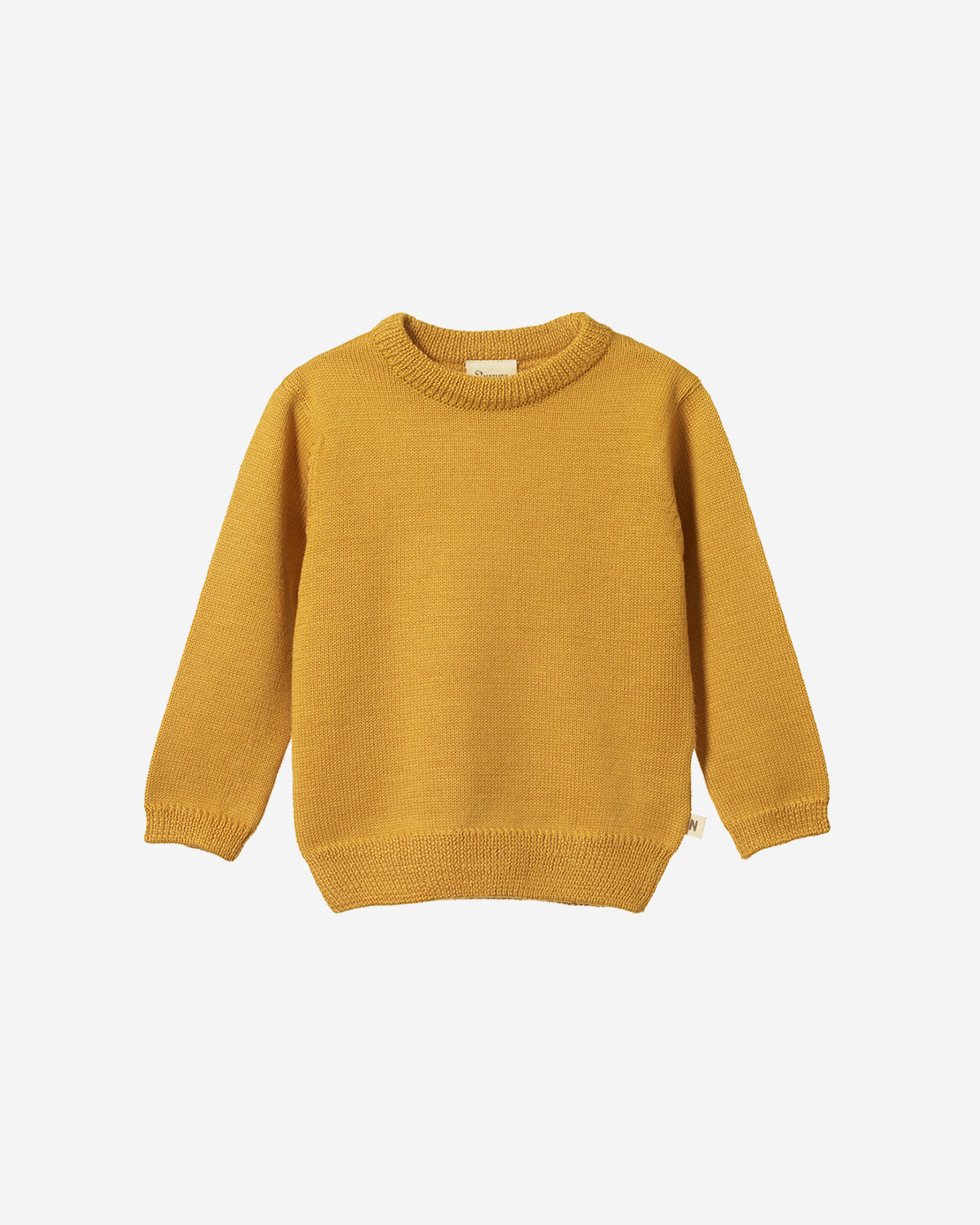MERINO KNIT PULLOVER - YELLOW SUN