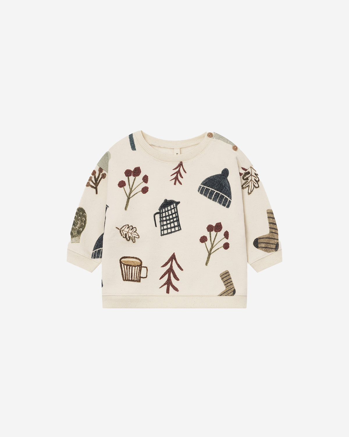 COSY WILD SWEATSHIRT UNDYED