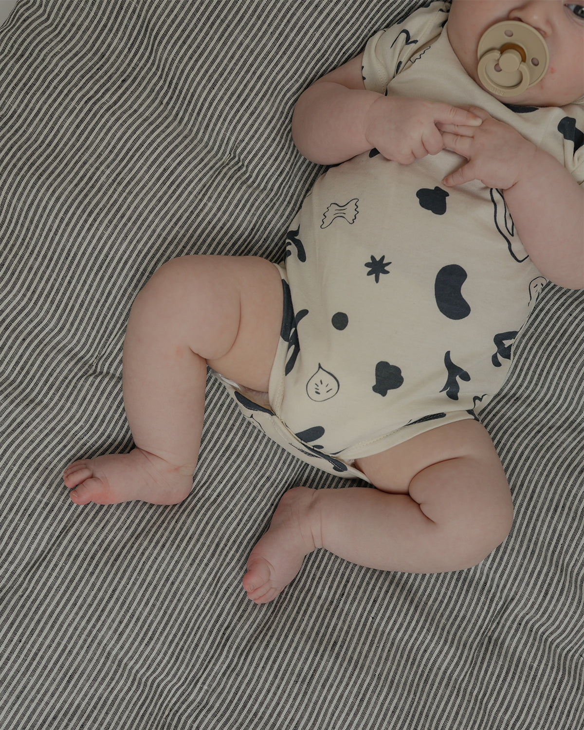 CAPRI SHORT SLEEVE BODYSUIT UNDYED COTTON
