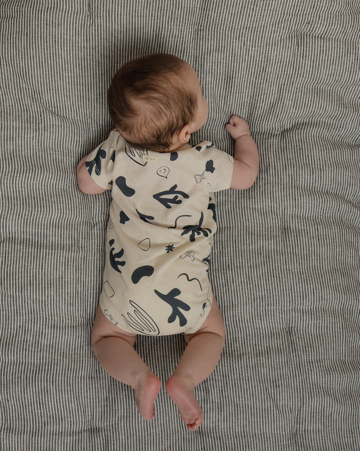 CAPRI SHORT SLEEVE BODYSUIT UNDYED COTTON