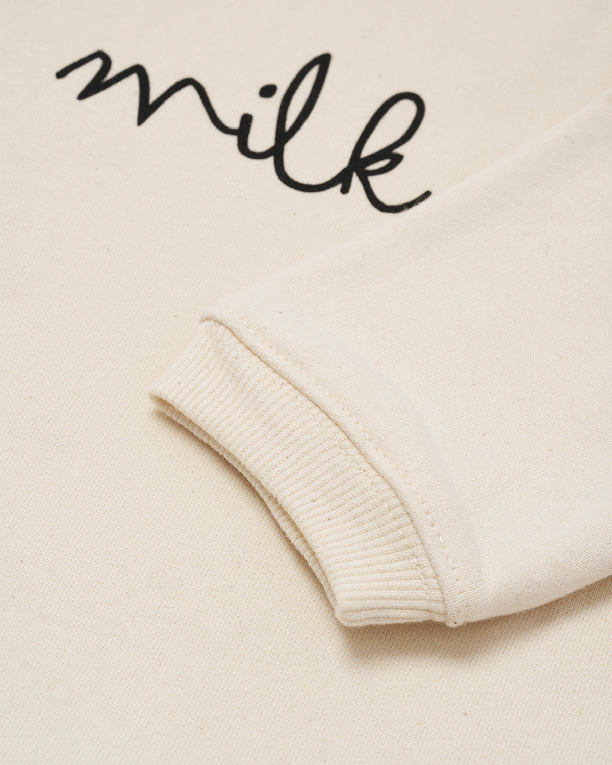 MILK SWEATSHIRT UNDYED