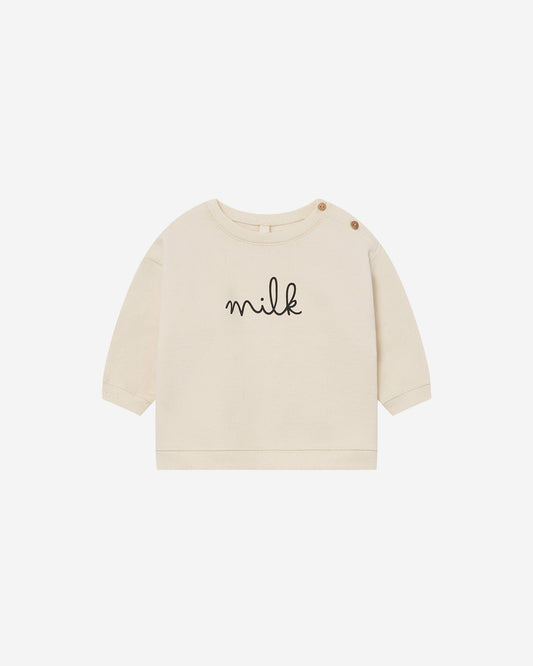 MILK SWEATSHIRT UNDYED
